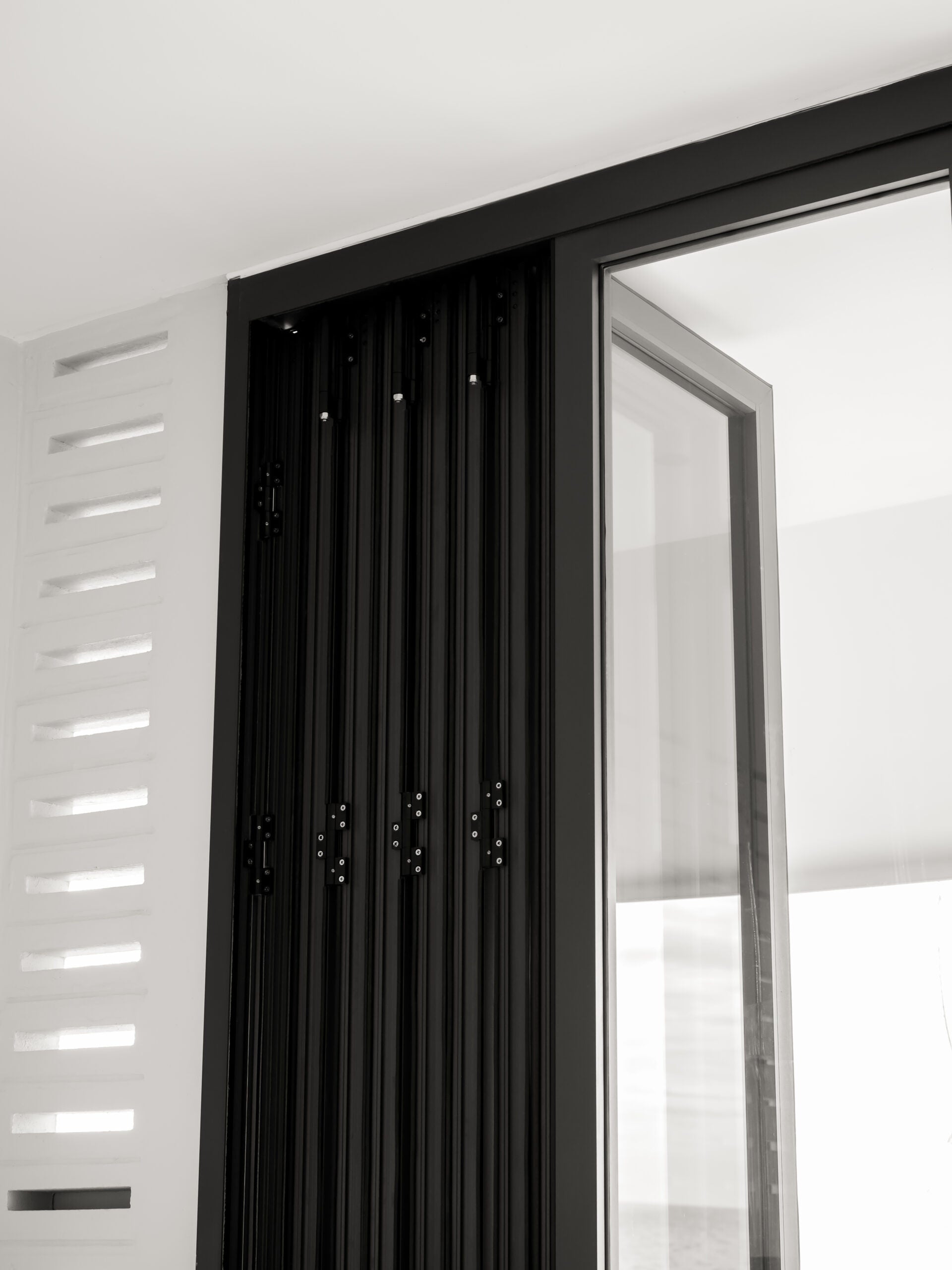 Aluminum Bifold Door 192"Wx96"H - OUT SWING FROM EXTERIOR VIEW image 16