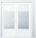 72x96 Custom Energy Efficient Aluminum French Door