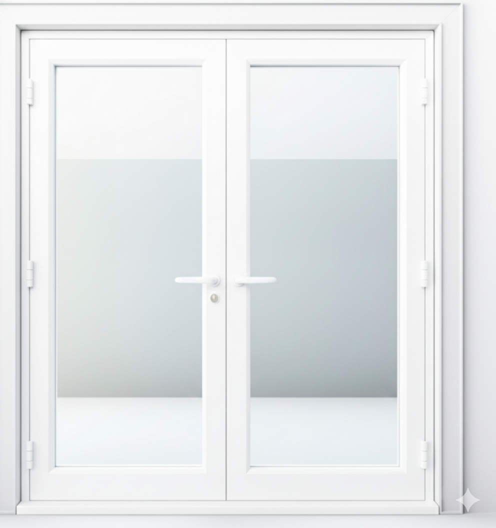 72x96 Custom Energy Efficient Aluminum French Door