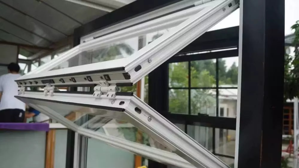 Aluminum Folding Up Window 96"Wx48"H image 5